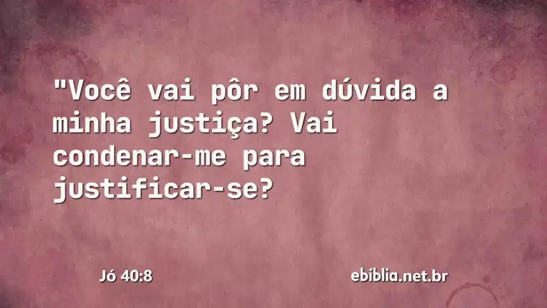 Jó 40:8