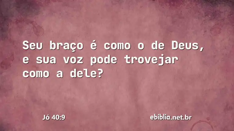 Jó 40:9