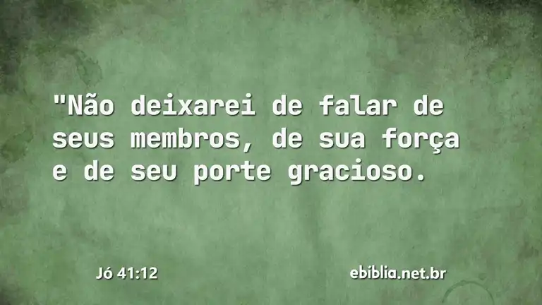 Jó 41:12