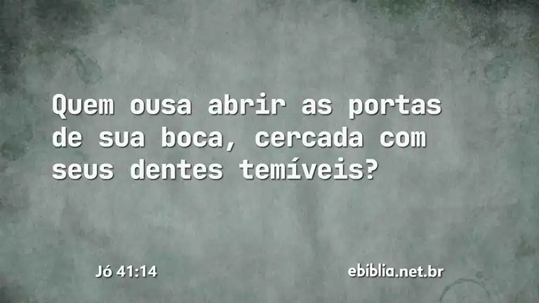 Jó 41:14