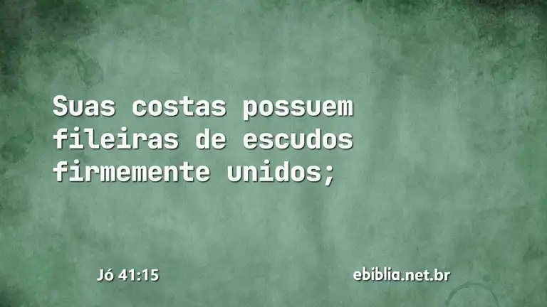 Jó 41:15