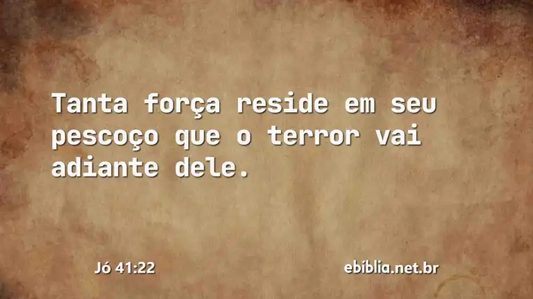 Jó 41:22