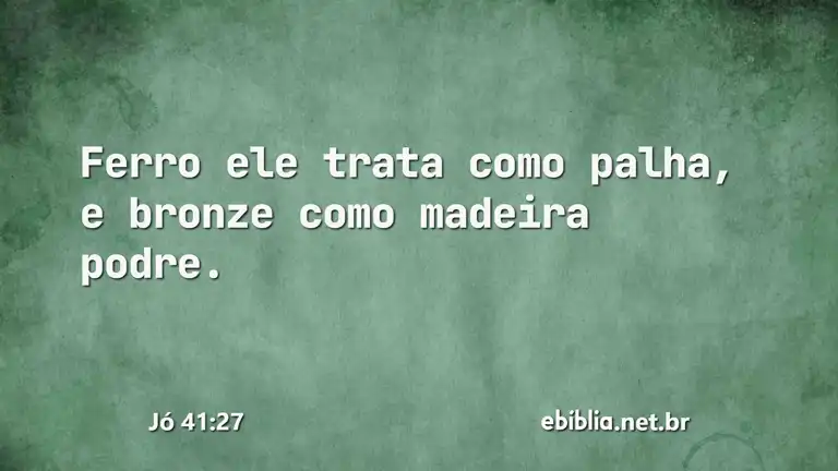 Jó 41:27