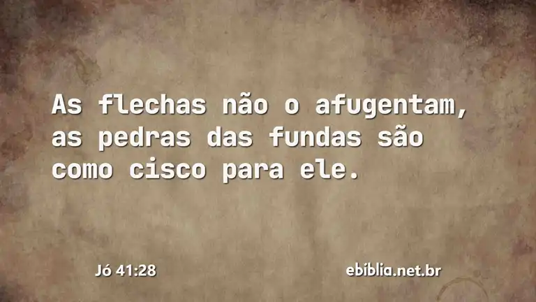 Jó 41:28