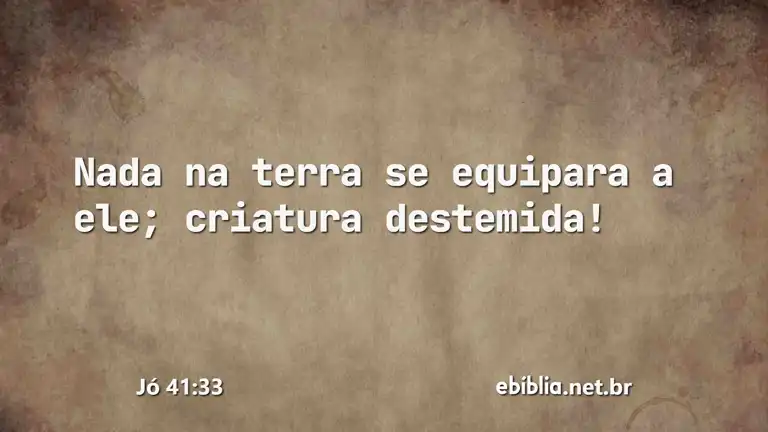 Jó 41:33