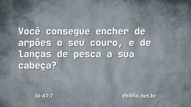 Jó 41:7