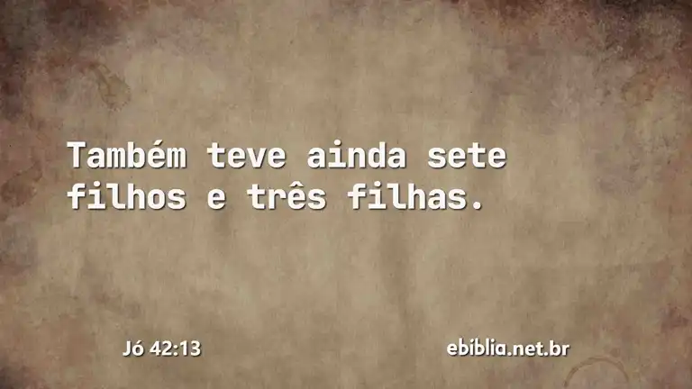 Jó 42:13