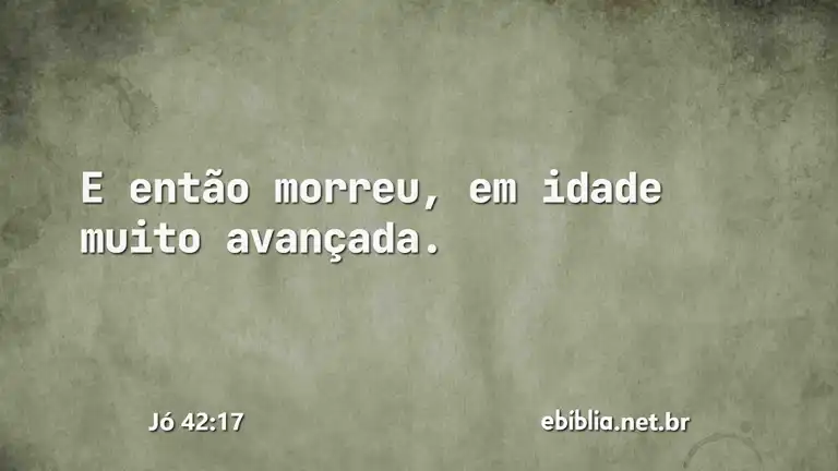 Jó 42:17