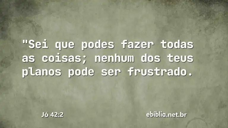 Jó 42:2