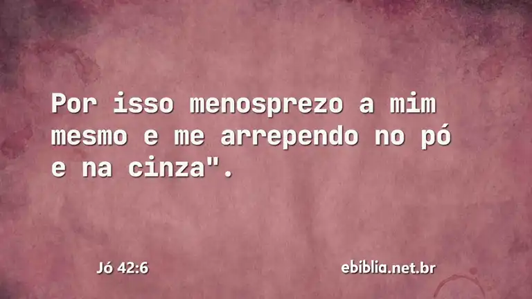 Jó 42:6