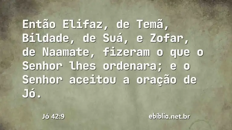 Jó 42:9