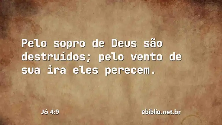 Jó 4:9