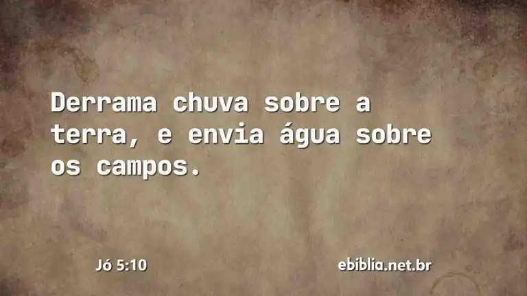 Jó 5:10