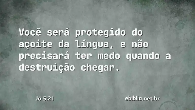 Jó 5:21