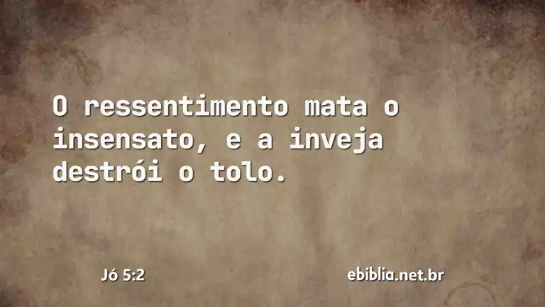 Jó 5:2