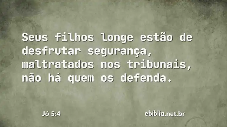 Jó 5:4