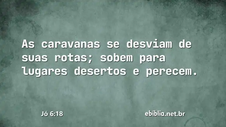 Jó 6:18