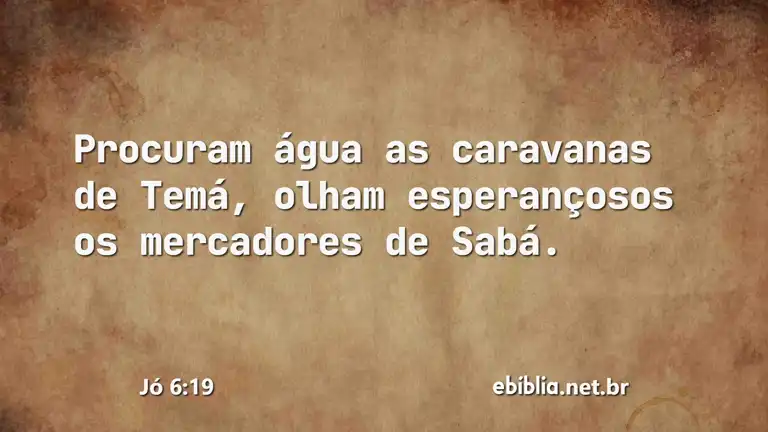 Jó 6:19