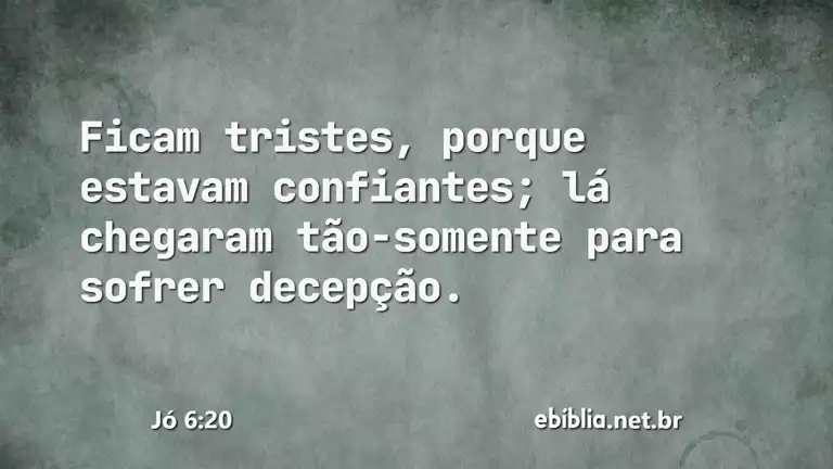 Jó 6:20