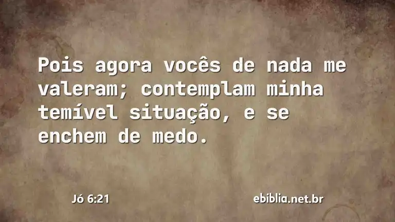 Jó 6:21