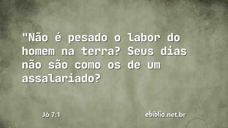 Jó 7:1