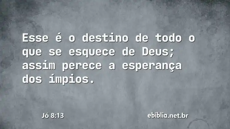 Jó 8:13