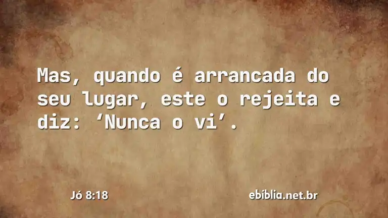 Jó 8:18