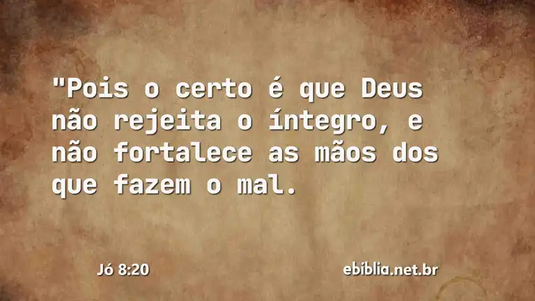 Jó 8:20