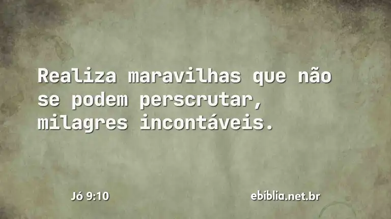 Jó 9:10