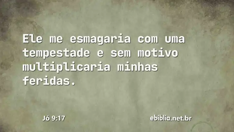 Jó 9:17