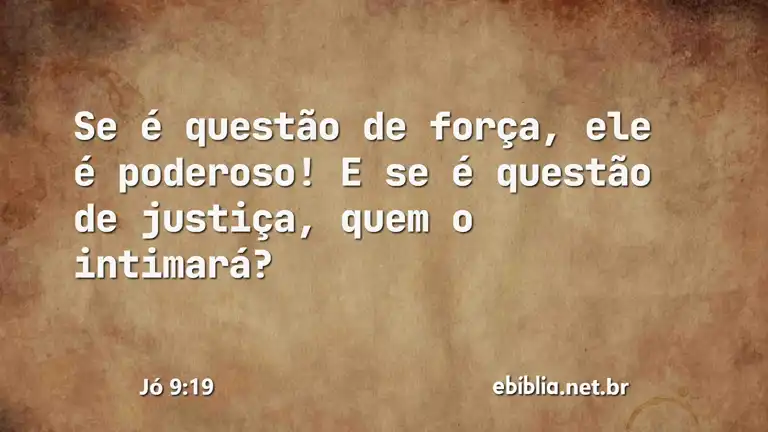 Jó 9:19