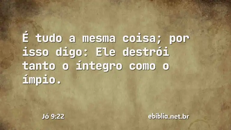 Jó 9:22