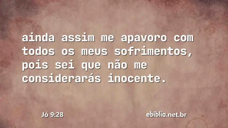 Jó 9:28