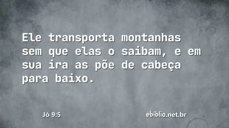 Jó 9:5