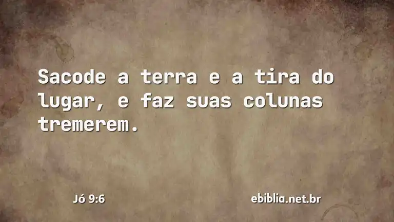 Jó 9:6