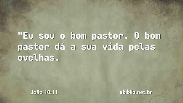 João 10:11