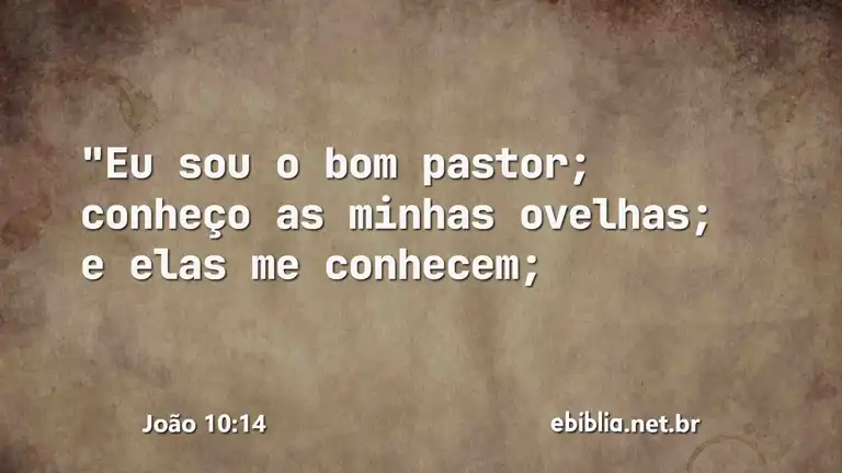 João 10:14