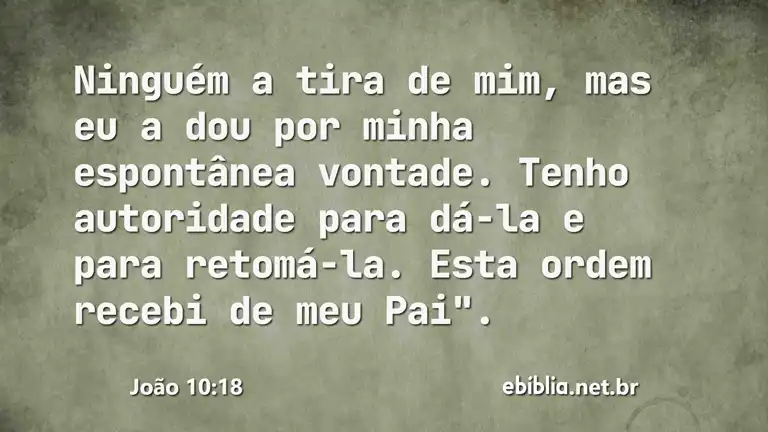 João 10:18