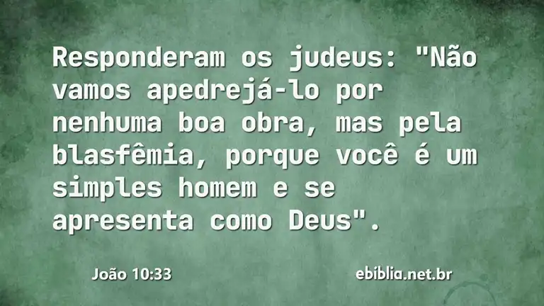 João 10:33