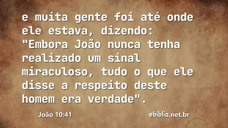 João 10:41