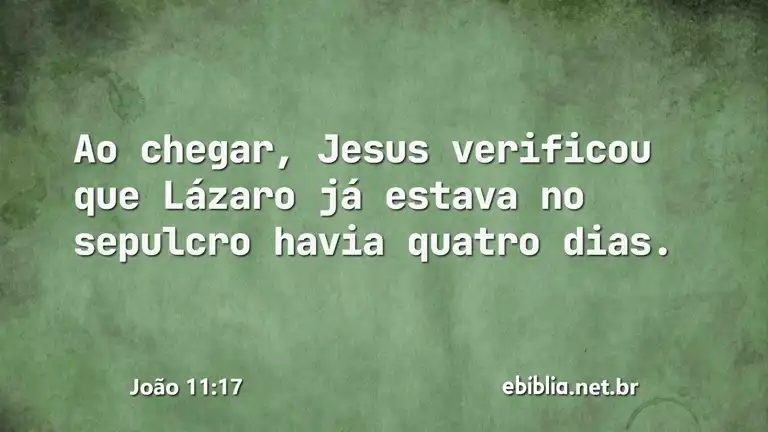 João 11:17