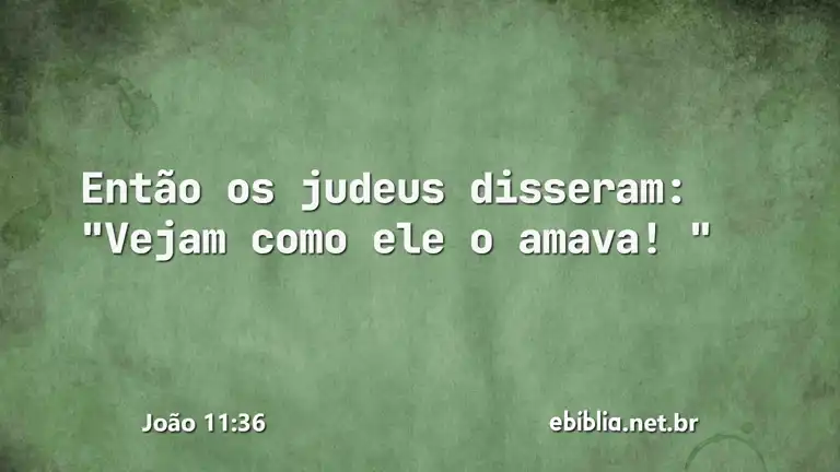 João 11:36