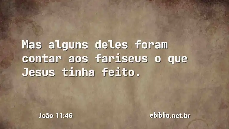 João 11:46