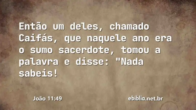 João 11:49