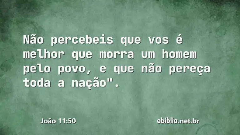 João 11:50