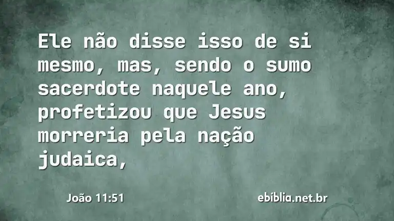 João 11:51