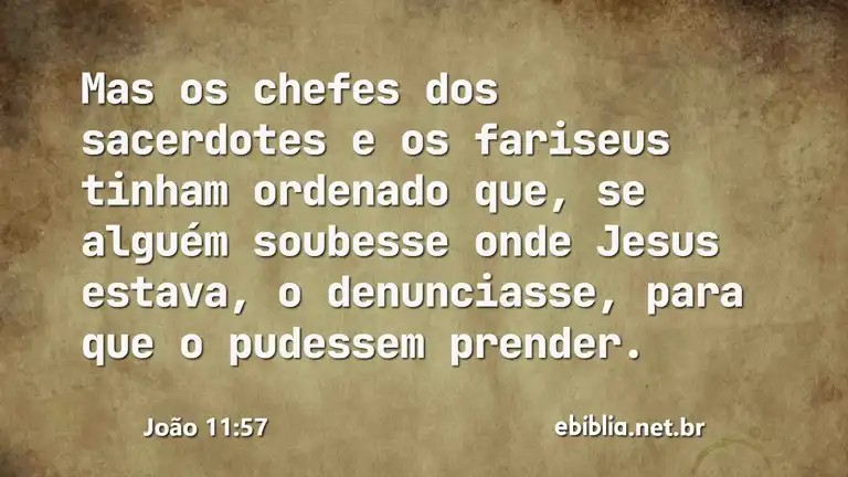 João 11:57