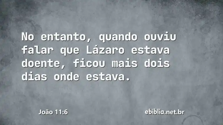 João 11:6