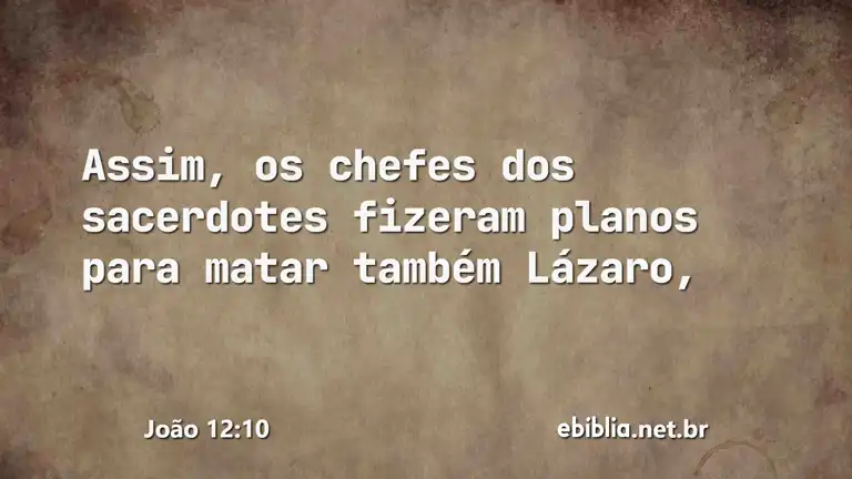 João 12:10