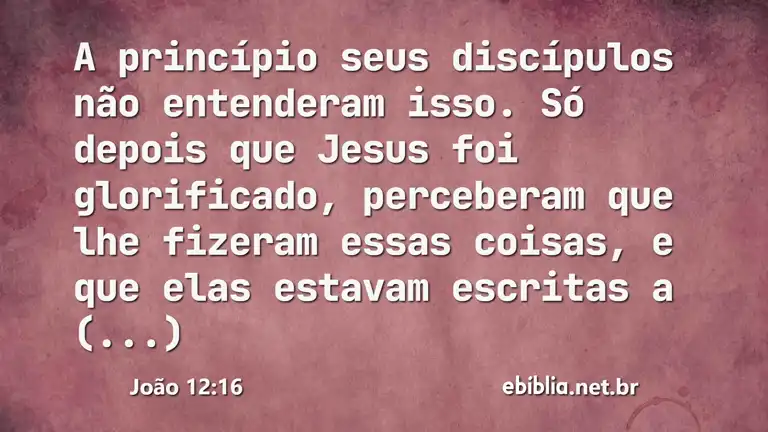 João 12:16